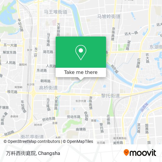 万科西街庭院 map