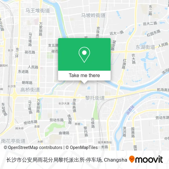 长沙市公安局雨花分局黎托派出所-停车场 map