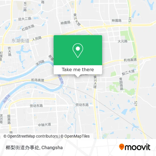 榔梨街道办事处 map