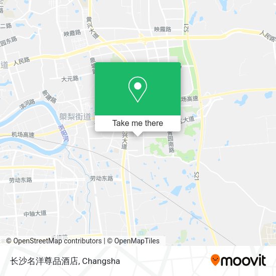 长沙名洋尊品酒店 map
