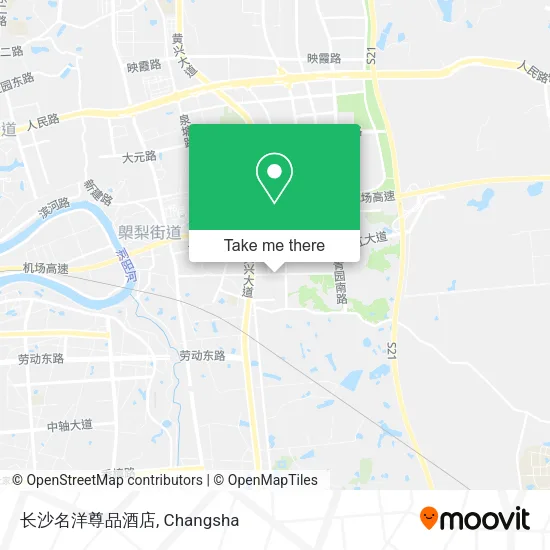 长沙名洋尊品酒店 map