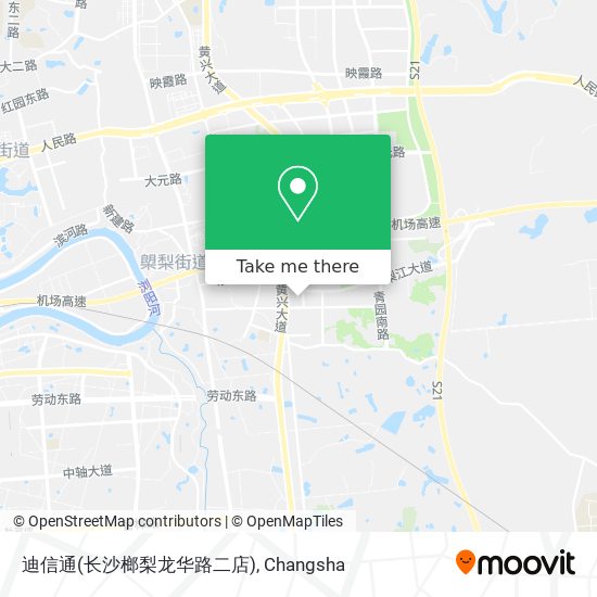 迪信通(长沙榔梨龙华路二店) map