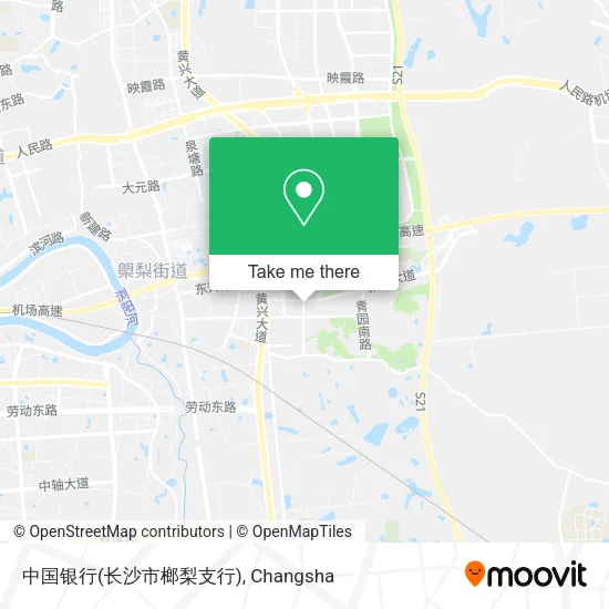 中国银行(长沙市榔梨支行) map