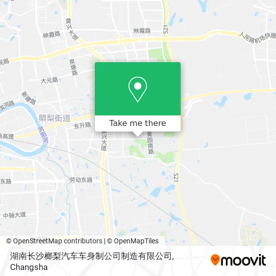 湖南长沙榔梨汽车车身制公司制造有限公司 map