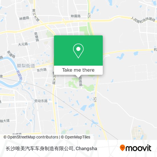 长沙唯美汽车车身制造有限公司 map