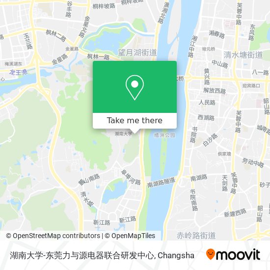湖南大学-东莞力与源电器联合研发中心 map
