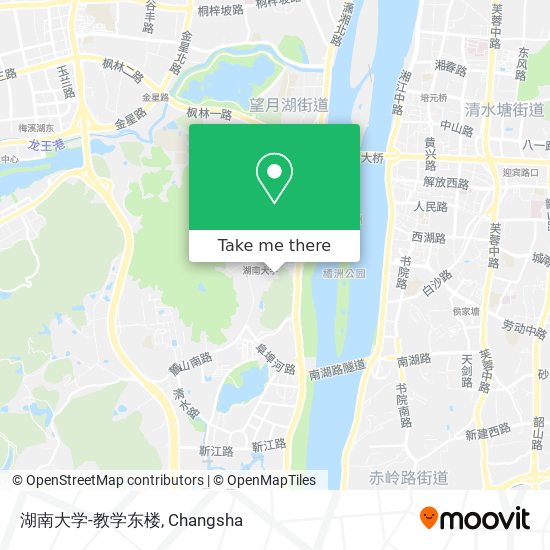湖南大学-教学东楼 map