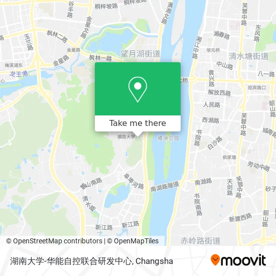 湖南大学-华能自控联合研发中心 map