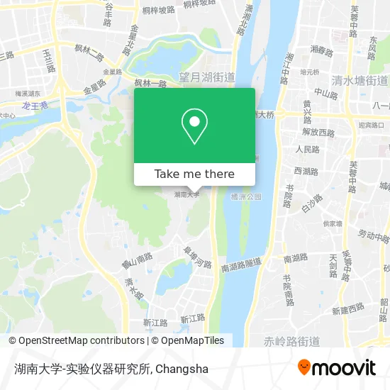 湖南大学-实验仪器研究所 map