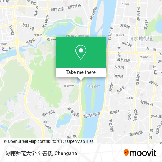 湖南师范大学-至善楼 map