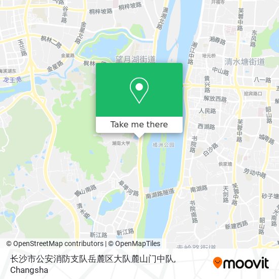 长沙市公安消防支队岳麓区大队麓山门中队 map