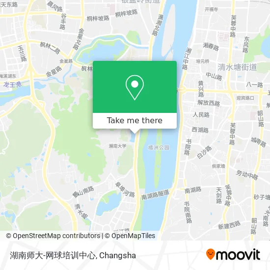 湖南师大-网球培训中心 map