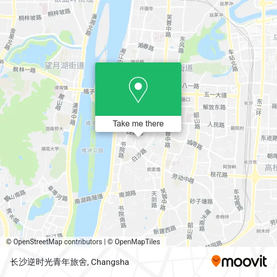 长沙逆时光青年旅舍 map