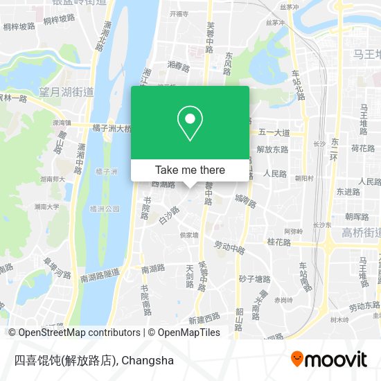 四喜馄饨(解放路店) map