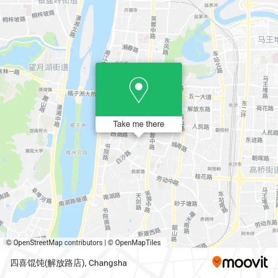 四喜馄饨(解放路店) map