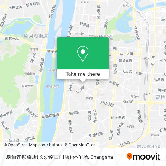 易佰连锁旅店(长沙南口门店)-停车场 map