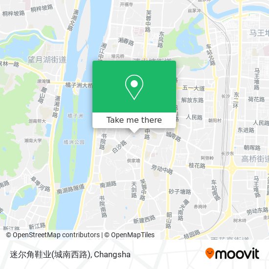 迷尔角鞋业(城南西路) map