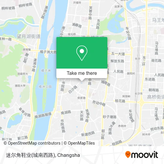 迷尔角鞋业(城南西路) map