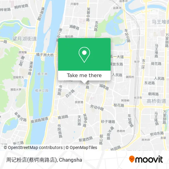 周记粉店(蔡锷南路店) map
