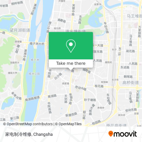 家电制冷维修 map