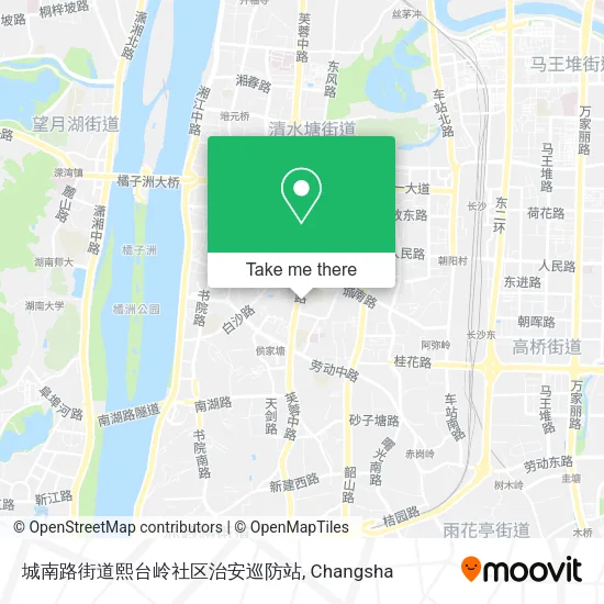 城南路街道熙台岭社区治安巡防站 map