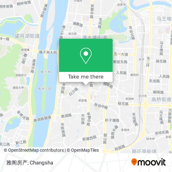 雅阁房产 map