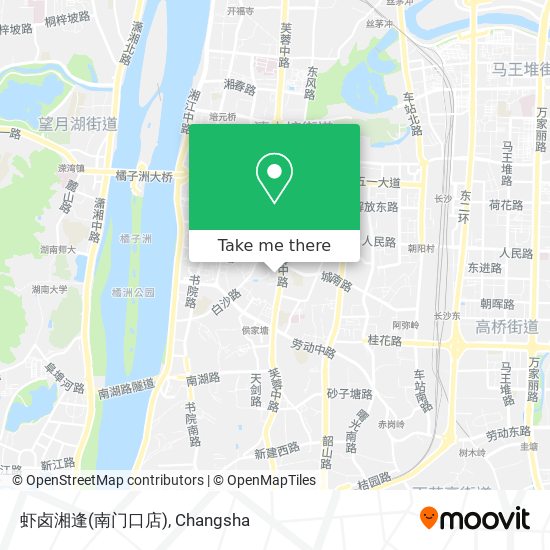 虾卤湘逢(南门口店) map