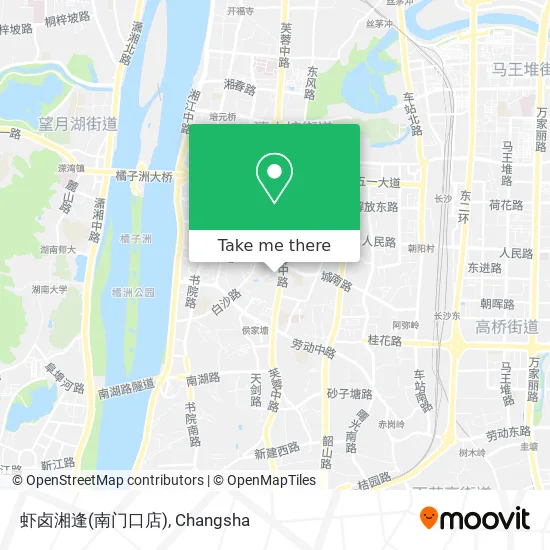虾卤湘逢(南门口店) map