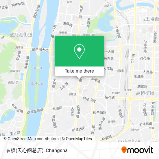 衣模(天心阁总店) map