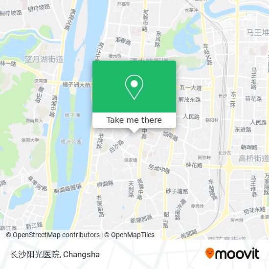 长沙阳光医院 map