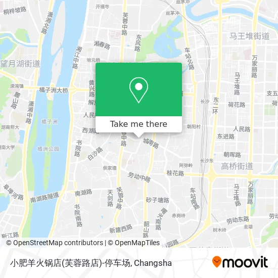 小肥羊火锅店(芙蓉路店)-停车场 map