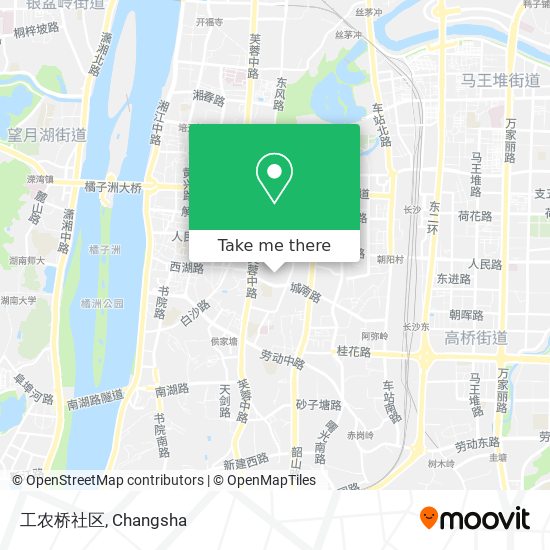 工农桥社区 map
