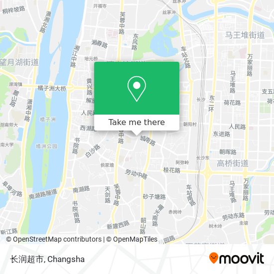 长润超市 map