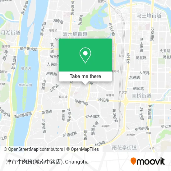 津市牛肉粉(城南中路店) map