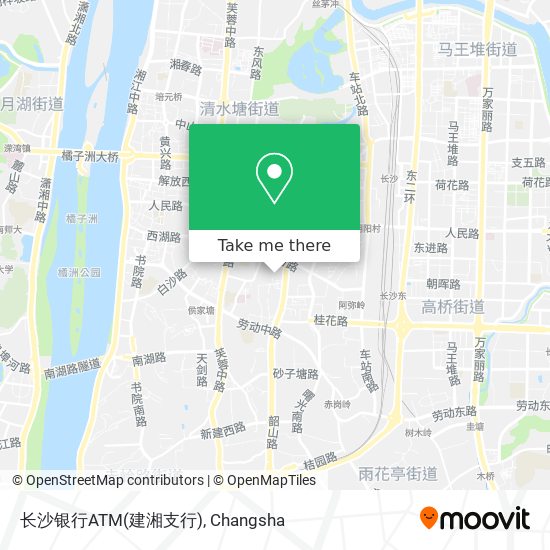 长沙银行ATM(建湘支行) map