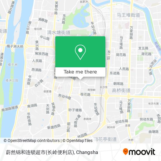 蔚然锦和连锁超市(长岭便利店) map