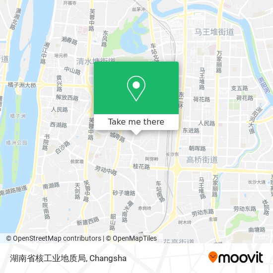 湖南省核工业地质局 map