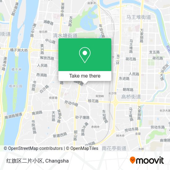 红旗区二片小区 map