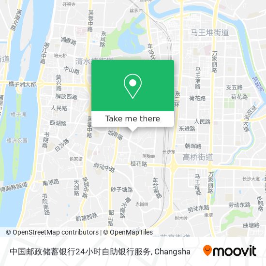 中国邮政储蓄银行24小时自助银行服务 map