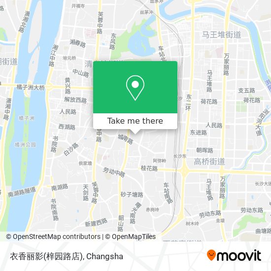 衣香丽影(梓园路店) map