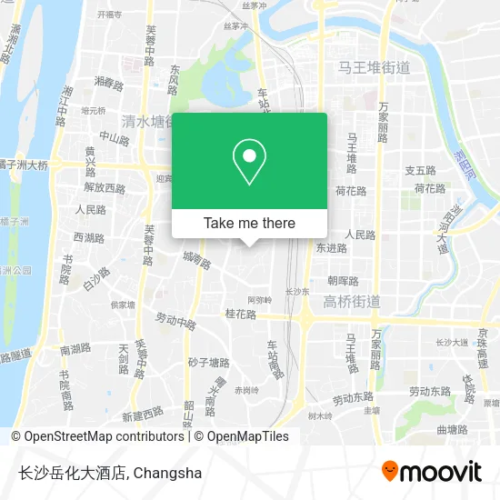 长沙岳化大酒店 map
