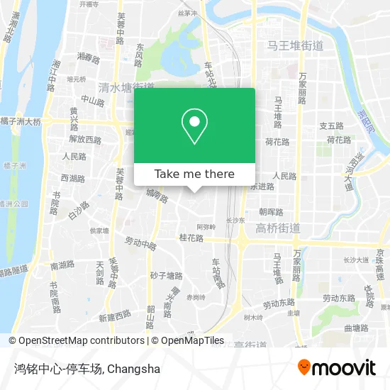 鸿铭中心-停车场 map