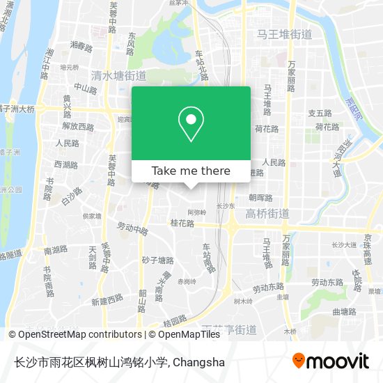 长沙市雨花区枫树山鸿铭小学 map