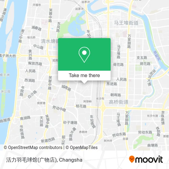 活力羽毛球馆(广物店) map