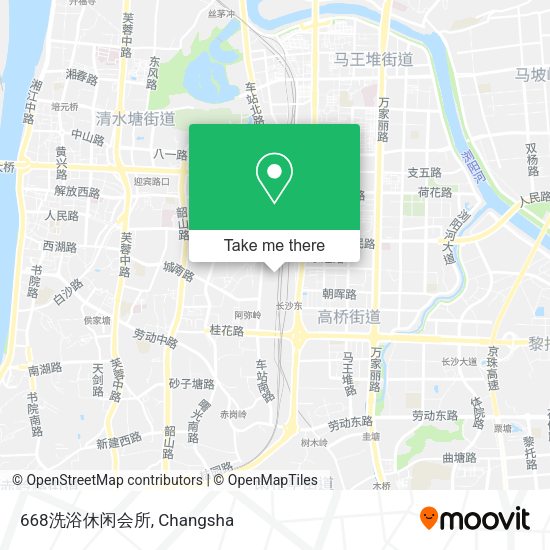 668洗浴休闲会所 map