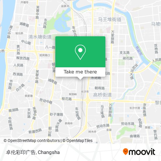 卓伦彩印广告 map