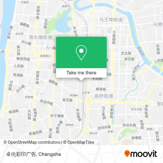 卓伦彩印广告 map