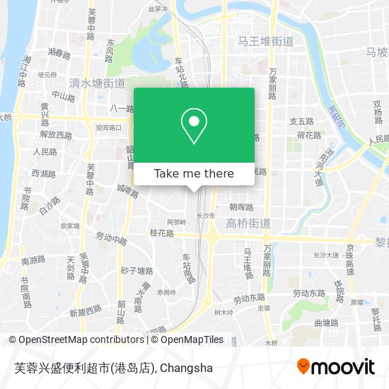 芙蓉兴盛便利超市(港岛店) map