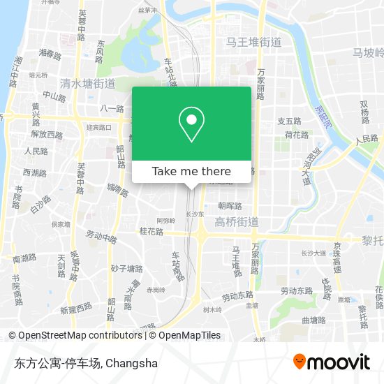 东方公寓-停车场 map