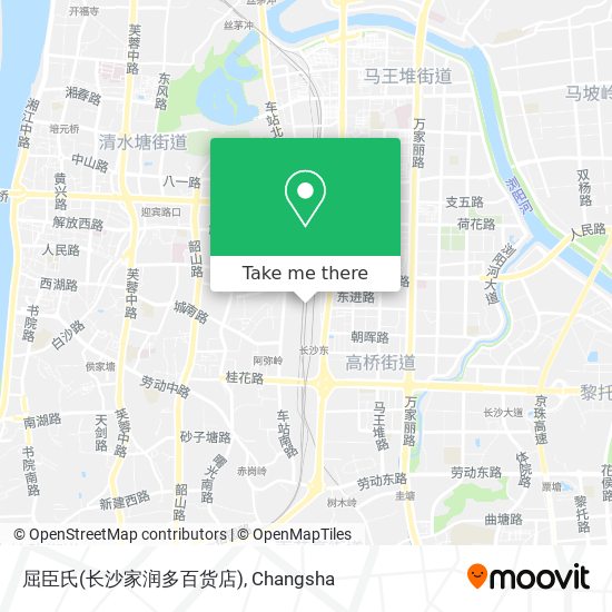 屈臣氏(长沙家润多百货店) map
